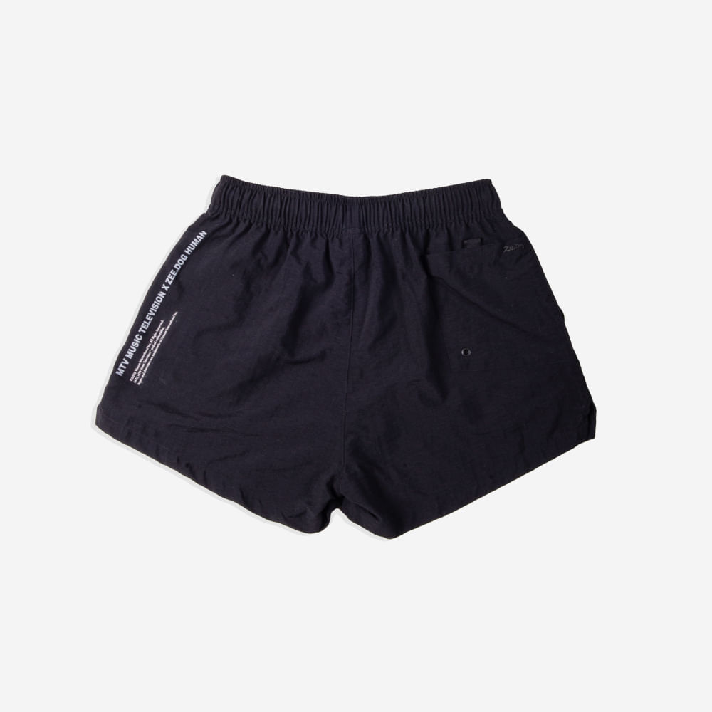 Short Wind Feminino ZDHXMTV Preto  | Zee.Dog Human